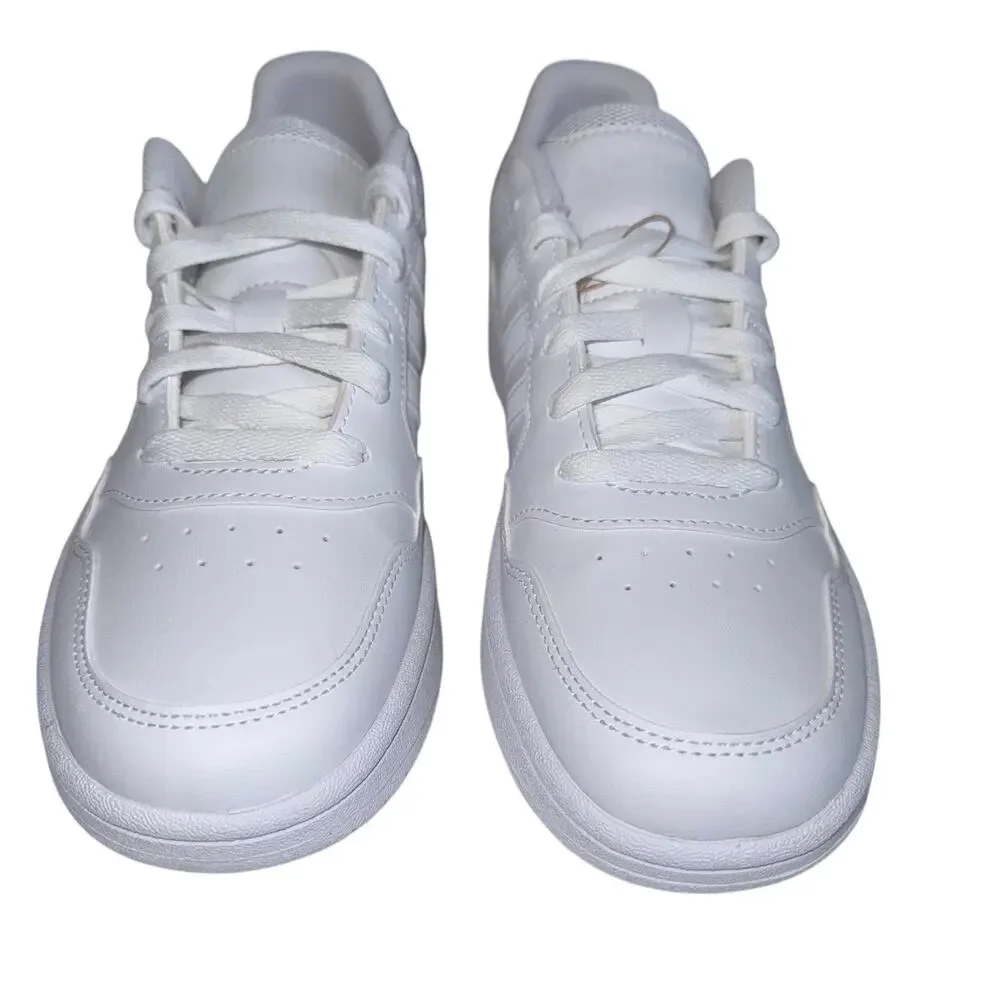 Adidas Hoops 3.0 Youth Boys White Basketball Sneaker Lace Up SZ/7